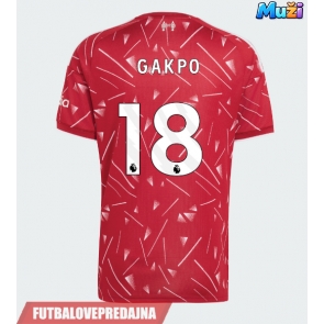 Lacne Muži Futbalové dres Liverpool Cody Gakpo #18 2026-27 Krátky Rukáv - Domáci